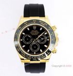  Swiss Copy Rolex Cosmograph Daytona Black and Gold 40mm Watch 7750 Movement